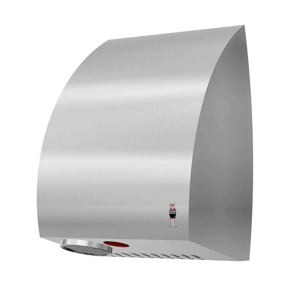 STAINLESS DESIGN AE hand dryer, brushed stainless steel