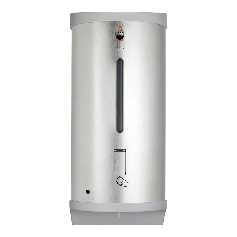 CleanLine touch-free foam soap dispenser, brushed stainless steel