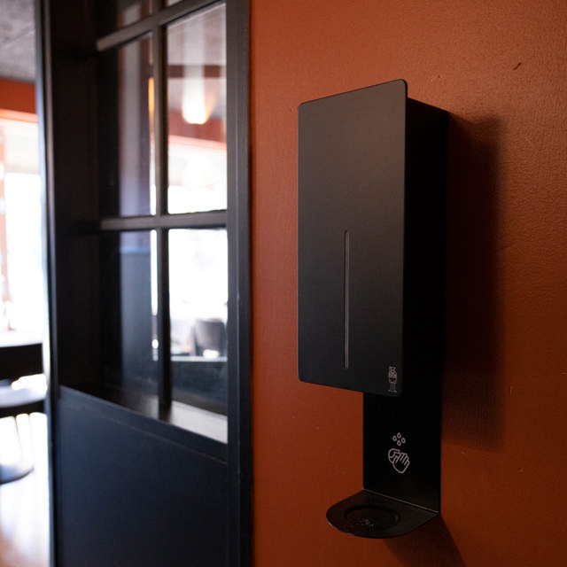 LOKI berøringsfri dispenser til skumsæbe/-desinfektion, hvid