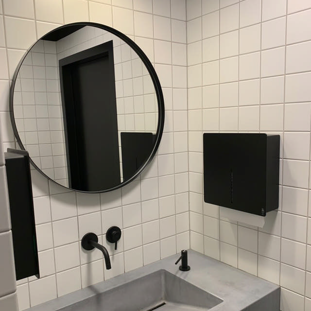 LOKI papirservietdispenser, sort