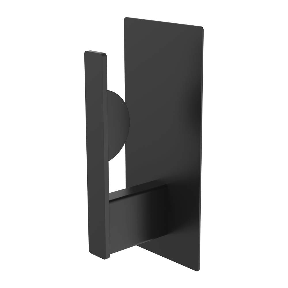 Spare toilet roll holder, black