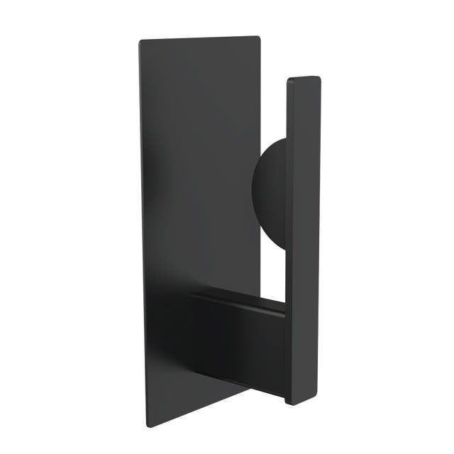 Spare toilet roll holder, black