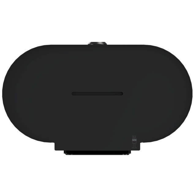 BJÖRK toilet roll holder double, black