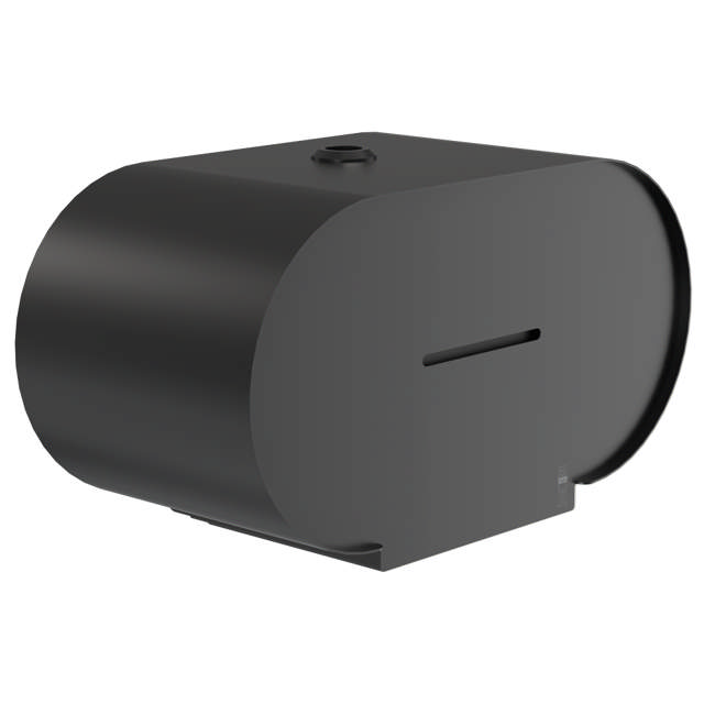 BJÖRK toilet roll holder double, black