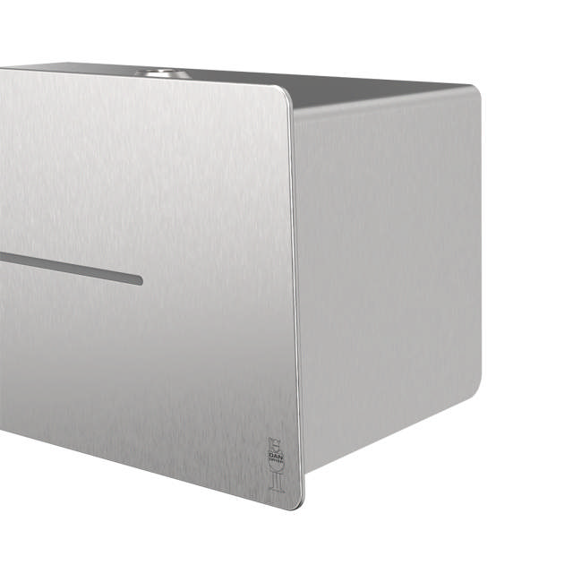 LOKI toiletpapirholder til 2 standardruller, rustfrit stål