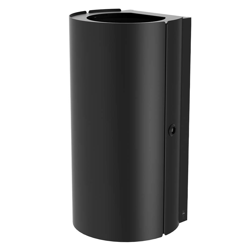 BJÖRK waste bin, 18 L, black