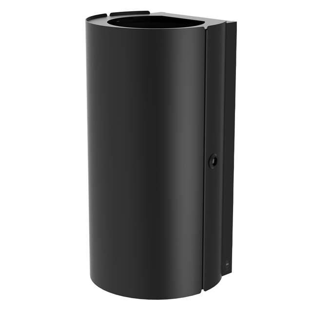 BJÖRK waste bin, 18 L, black