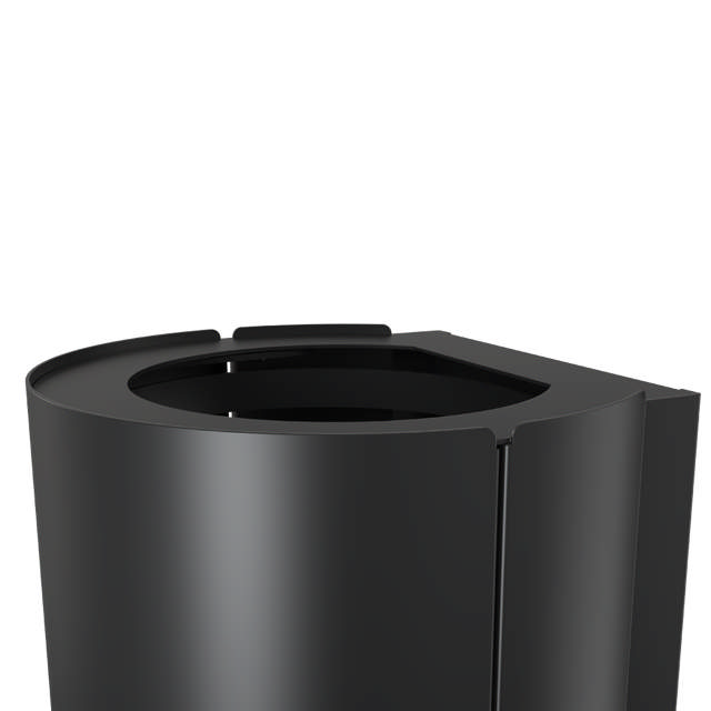 BJÖRK waste bin, 18 L, black