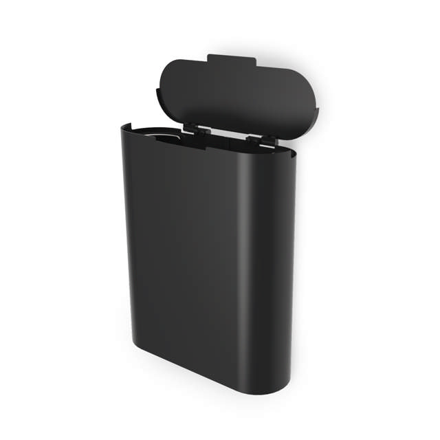 BJÖRK sanitary bin, 12 L, black