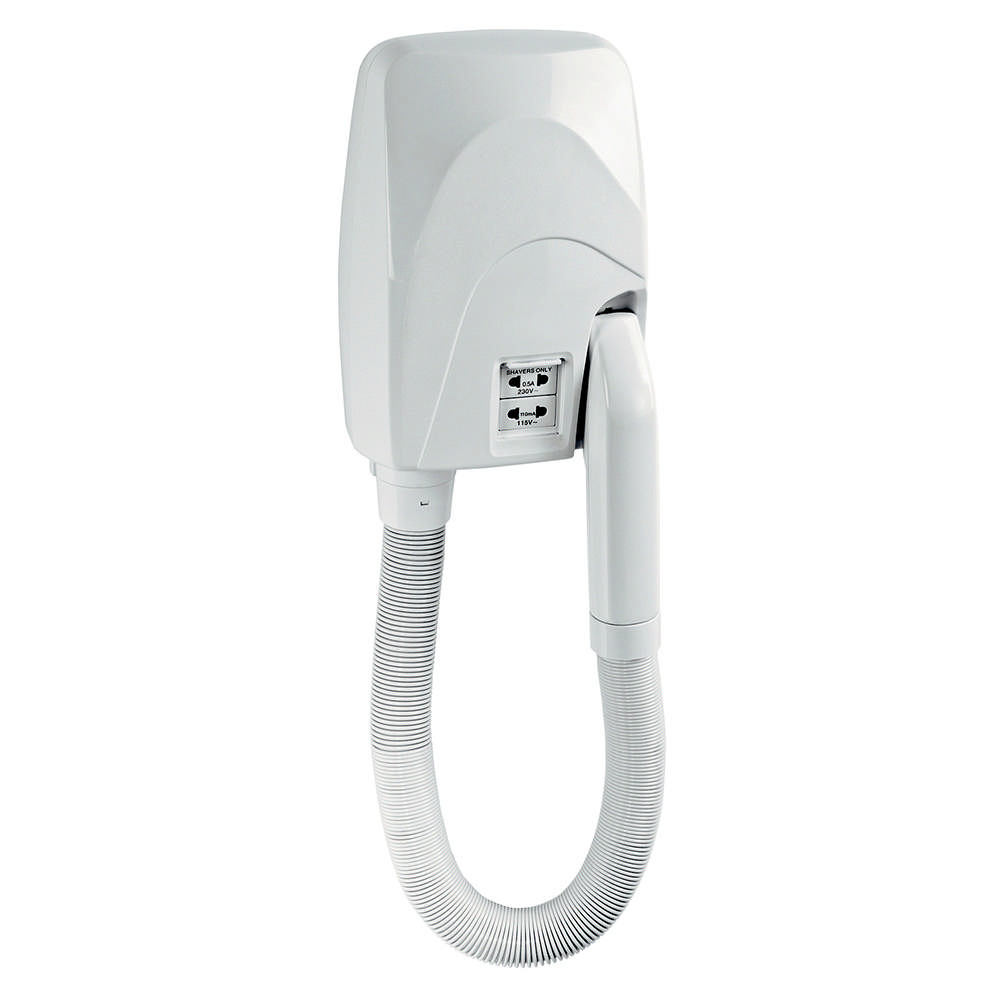 3-speed hair dryer with shaver socket